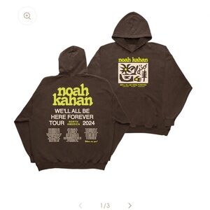NWOT Noah Kahan We’ll Alll Be Here Forever Stick Season Unisex Tour Merch Hoodie